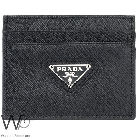 prada card holder 2018 men|Prada men's bifold wallet.